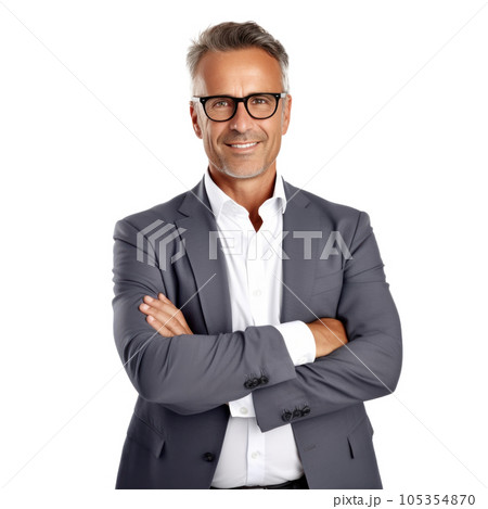 Businessman isolated 105354870