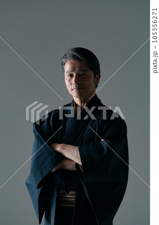 和装　男性　着物 105356271