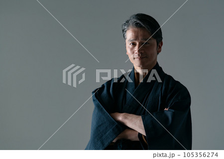 和装　男性　着物 105356274