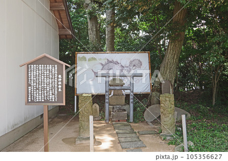 山口県下関市の日の出スポット豊功神社境内の龍神社 105356627