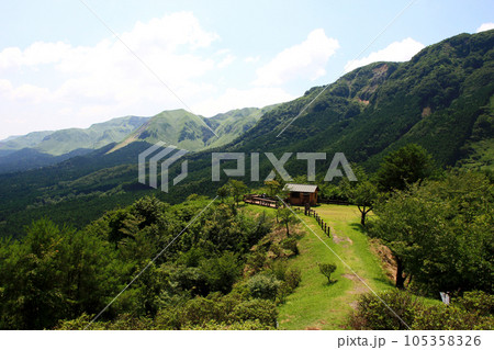 阿蘇の絶景スポット　田子山公園　 105358326