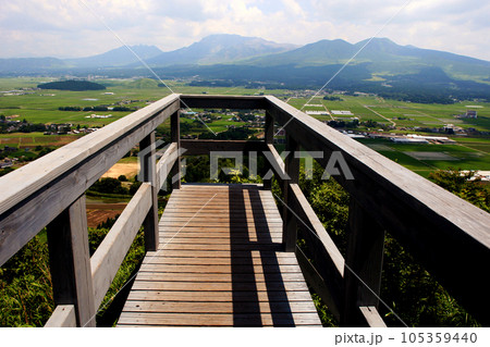 阿蘇の絶景スポット 田子山展望所(そらふねの桟橋) 阿蘇の絶景スポット 田子山展望所(そらふねの桟橋) 105359440