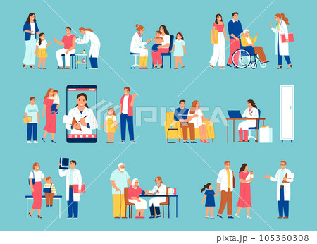 Families Doctor Flat Set Families Doctor Flat Set 105360308