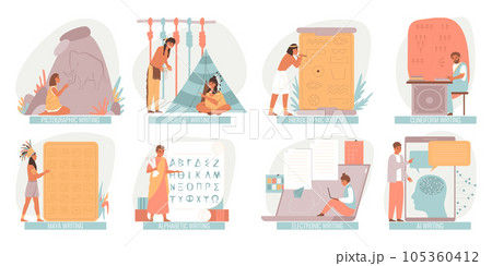 Writing Evolution Set 105360412