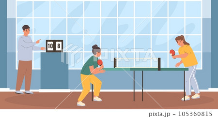 Ping Pong Flat 105360815