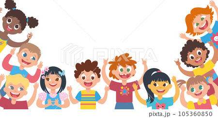 Children Background Frame Composition 105360850