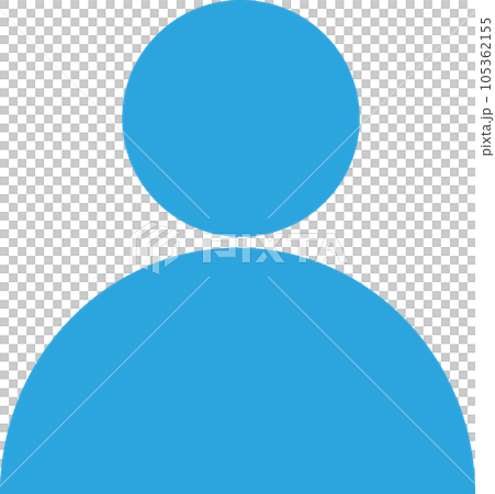 Person pictogram silhouette icon upper body avatar Person pictogram silhouette icon upper body avatar 105362155
