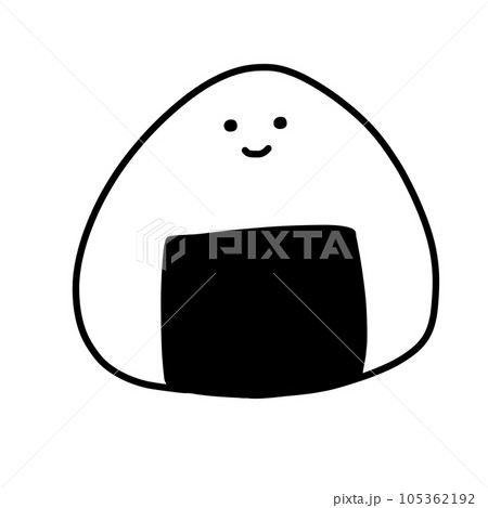 かわいいおにぎりのイラスト 105362192