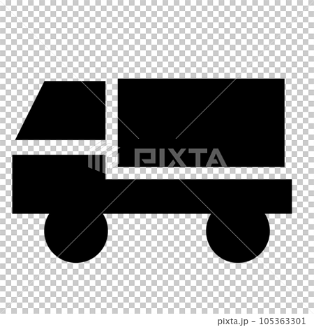 代表電子商務、交付的填充風格圖標 105363301