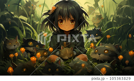 ハロウィンの夜の草むらや森に潜む魑魅魍魎達