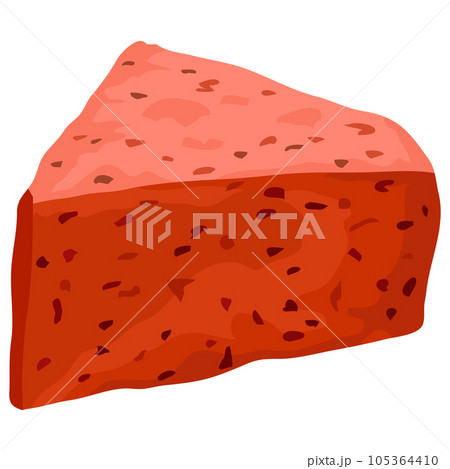 赤いチーズのイラスト素材 ベクター 赤いチーズのイラスト素材 ベクター 105364410