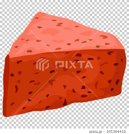 赤いチーズのイラスト素材 ベクター 赤いチーズのイラスト素材 ベクター 105364410