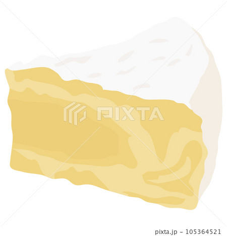 白カビチーズのイラスト素材　ベクター 105364521