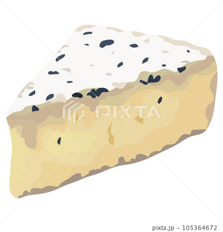 白カビのブルーチーズのイラスト素材 ベクター 白カビのブルーチーズのイラスト素材 ベクター 105364672