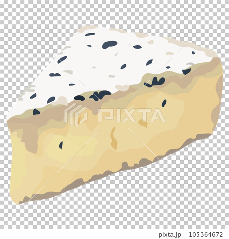 白カビのブルーチーズのイラスト素材 ベクター 白カビのブルーチーズのイラスト素材 ベクター 105364672