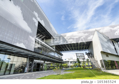 Building view of Shalun Smart Green Energy Science City in Tainan, Taiwan. it has become a research and development center for southern industries. Building view of Shalun Smart Green Energy Science City in Tainan, Taiwan. it has become a research and development center for southern industries. 105365524