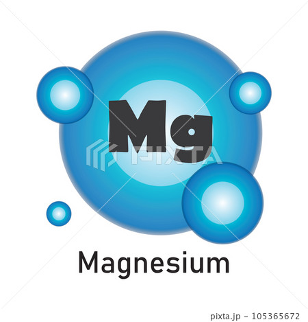 Magnesium chemical element icon Magnesium chemical element icon 105365672