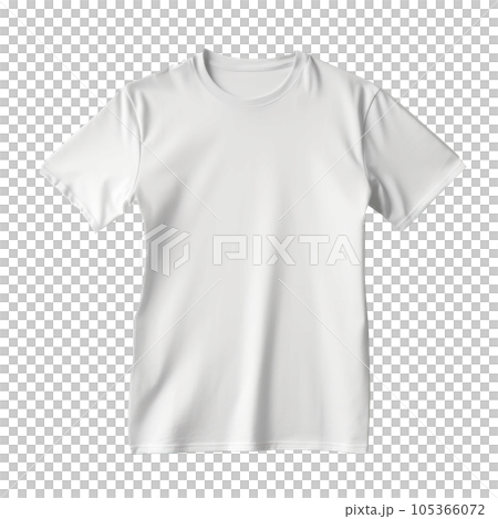 White T-Shirt Mockup Isolated 105366072
