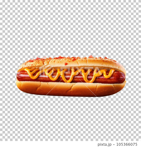 Hot dog isolated Hot dog isolated 105366075