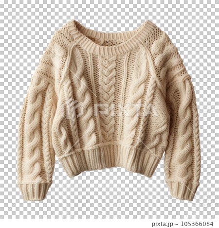 Cozy sweater isolated 105366084