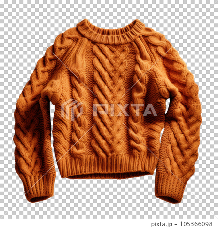 Cozy sweater isolated 105366098