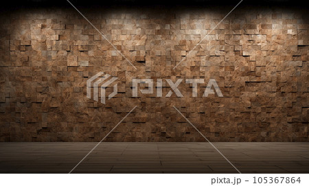 professional designer background made of expensive materials of stone and wood 105367864