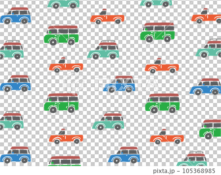 簡單手繪風格汽車壁紙插畫 105368985