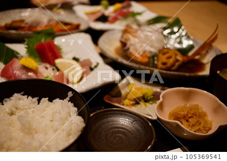熱海 白いお米が美味しい豪華な定食 熱海 白いお米が美味しい豪華な定食 105369541