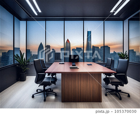 高層階のモダンなオフィス|Generative AI 高層階のモダンなオフィス|Generative AI 105370030
