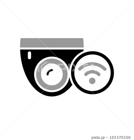 Illustration Vector graphic of cctv icon Illustration Vector graphic of cctv icon 105370100