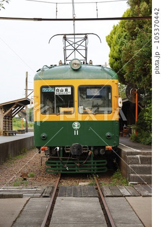 旧新潟交通電車線月潟駅 モハ10形11号 旧新潟交通電車線月潟駅 モハ10形11号 105370442