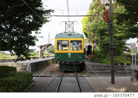 旧新潟交通電車線月潟駅　モハ10形11号 105370477