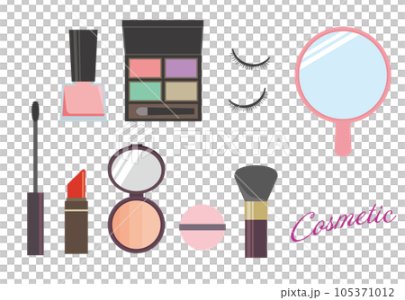 化粧品イラストセット 105371012