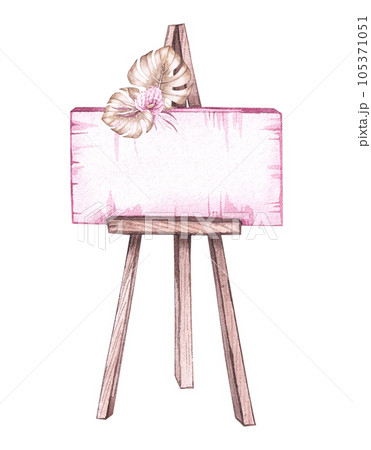 Stand for seating chart in boho style Stand for seating chart in boho style 105371051