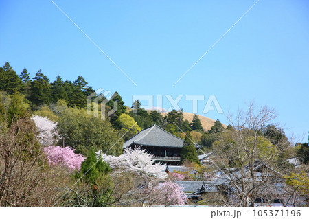 春の二月堂　遠望 105371196