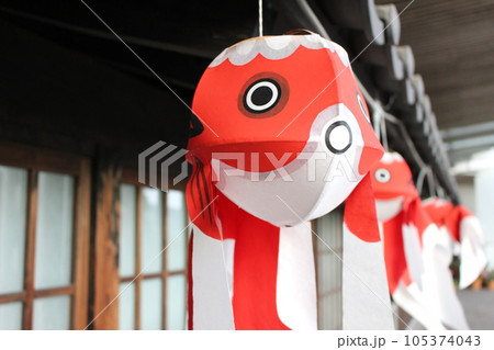 金魚ちょうちん 柳井市白壁の町並み   ！山口県　観光　夏 105374043