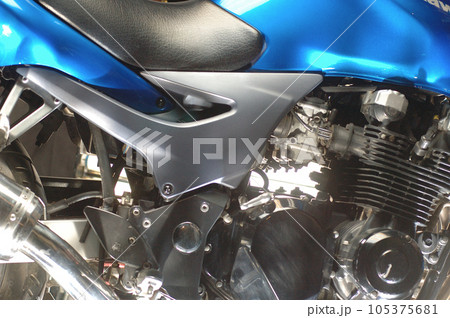 Closeup of a Motor Bike Closeup of a Motor Bike 105375681
