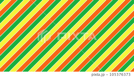 薄いオレンジと黄緑の斜めボーダーの背景 薄いオレンジと黄緑の斜めボーダーの背景 105376373