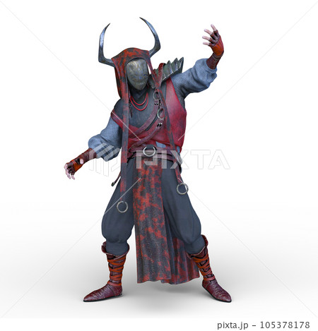 鉄の仮面をかぶった戦士 105378178