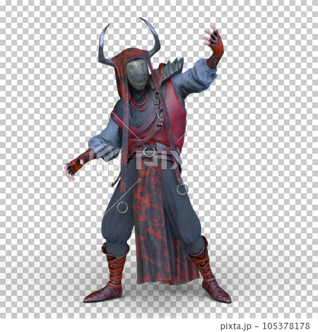 鉄の仮面をかぶった戦士 105378178