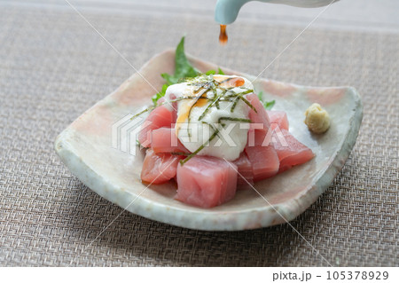 山かけ 醤油 105378929