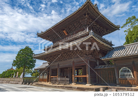 愛知 大樹寺の山門風景 愛知 大樹寺の山門風景 105379512