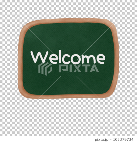 Green board school signboard  105379734