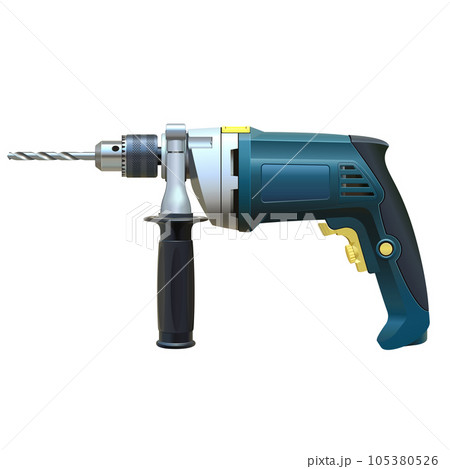 Vector Green Electric Drill 105380526