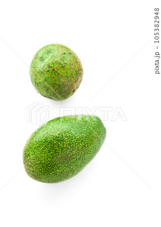 avocado on white background 105382948