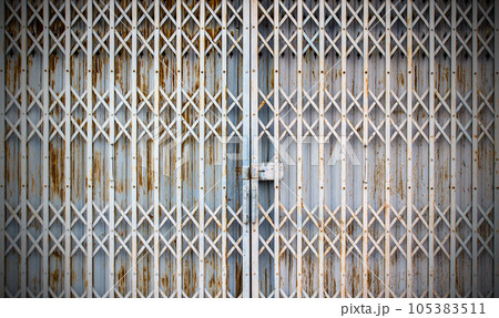 old metallic door 105383511