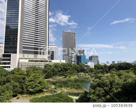 旧芝離宮恩賜庭園　浜松町駅前 105383636