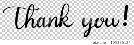 Thank you handwriting Thank you handwriting 105386124