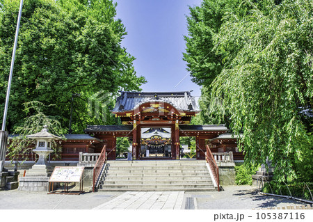 埼玉県　秩父神社　神門　秩父三社の一社 105387116