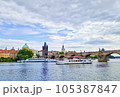 Charles Bridge in Old Prague city center Charles Bridge in Old Prague city center 105387847